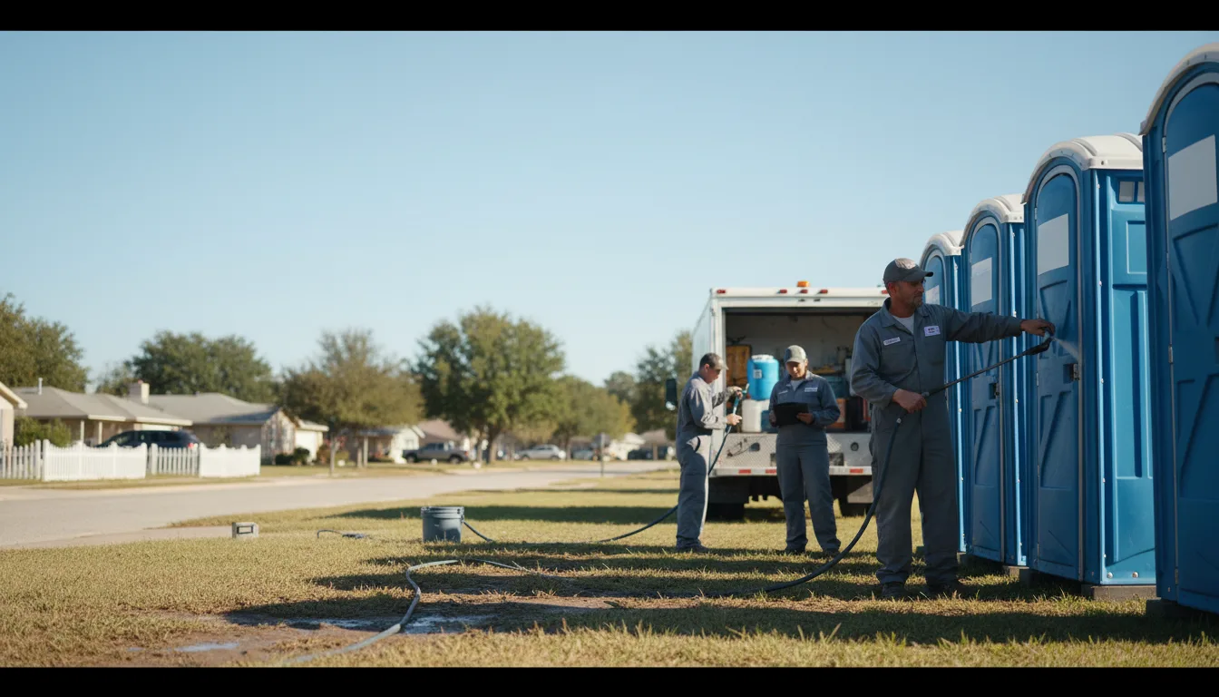 Long-Term Portable Toilet Rental in Lexington, NC near me